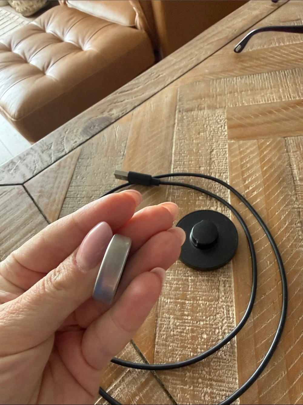Oura Ring (Men's) Size 11 Brushed Silver Gen 3